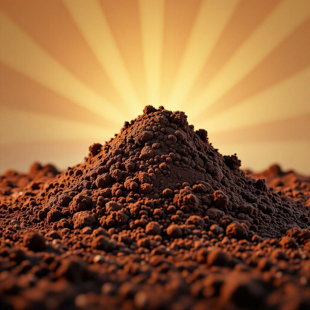 Cinematic 3D Art of Rich Dark Earth