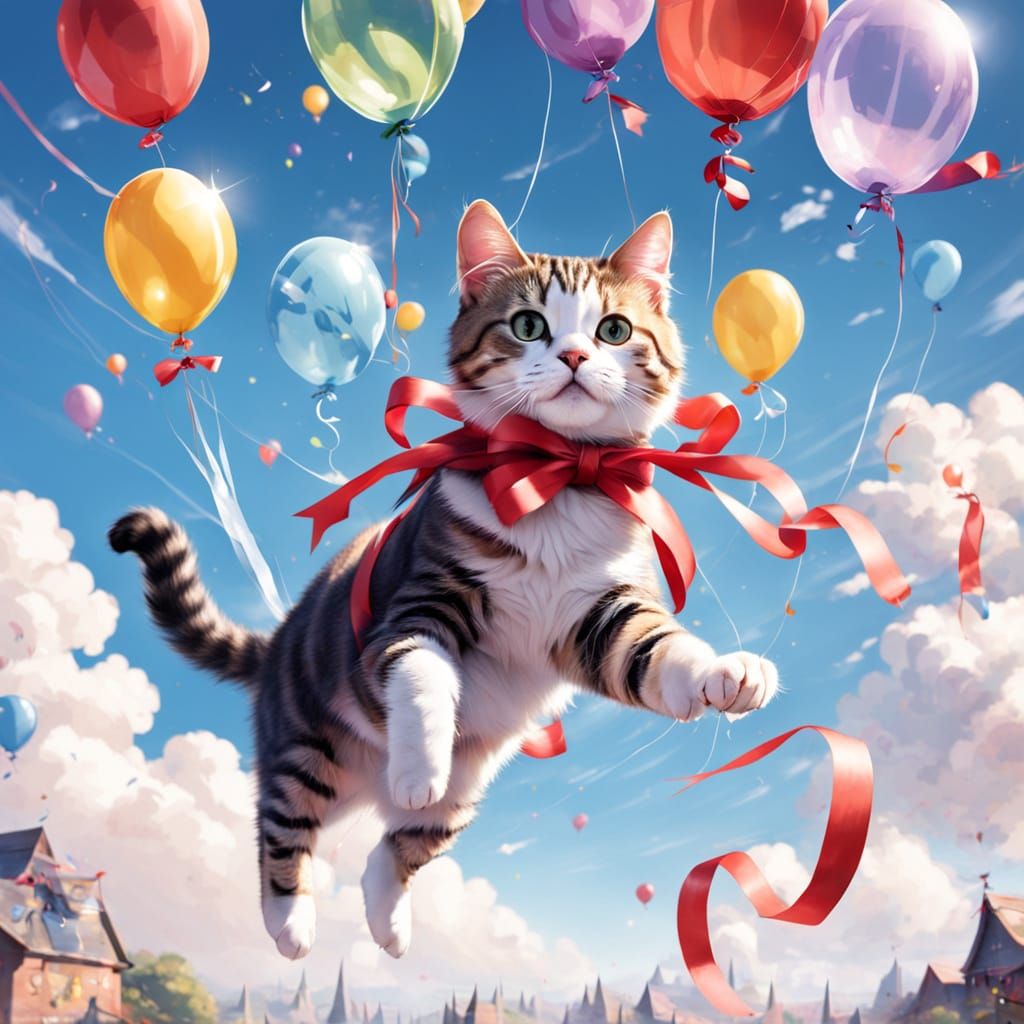 Cats Aloft: Feline Balloon Flight