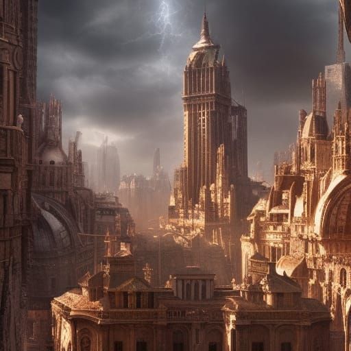 Epic Soul in Dramatic Digital Painting