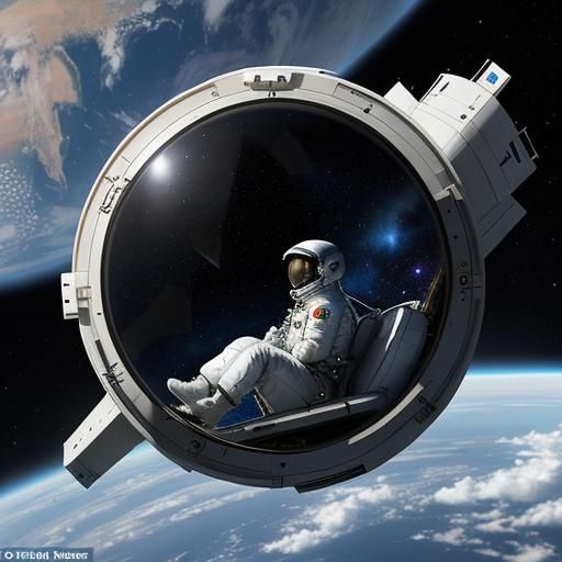 Lonely Astronaut Receives Galactic Federation Signal