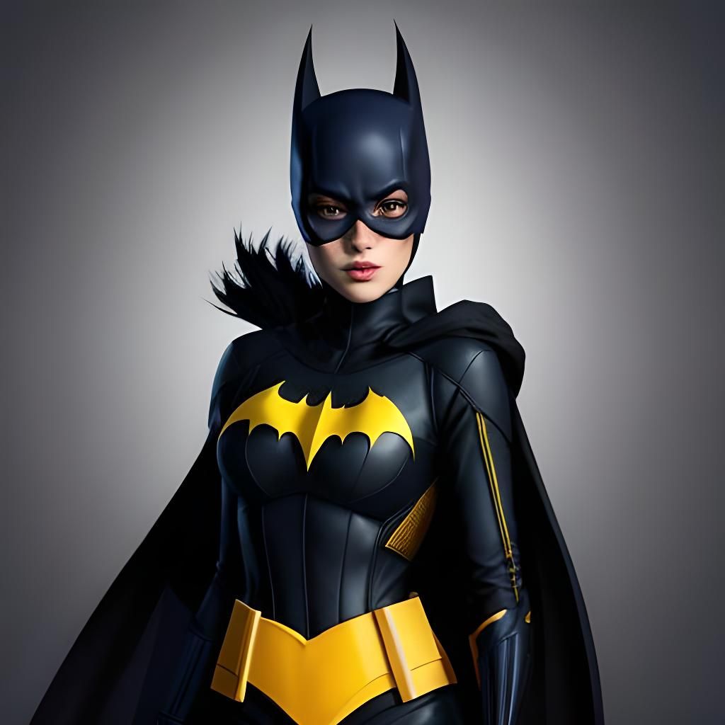 Batgirl AI Generated Digital Art