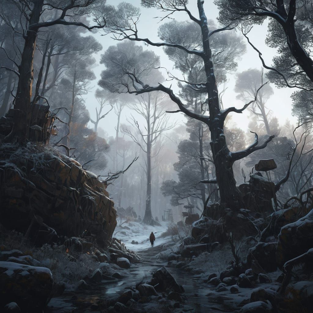 Winter's Serene Beauty: An Invincible Summer Within