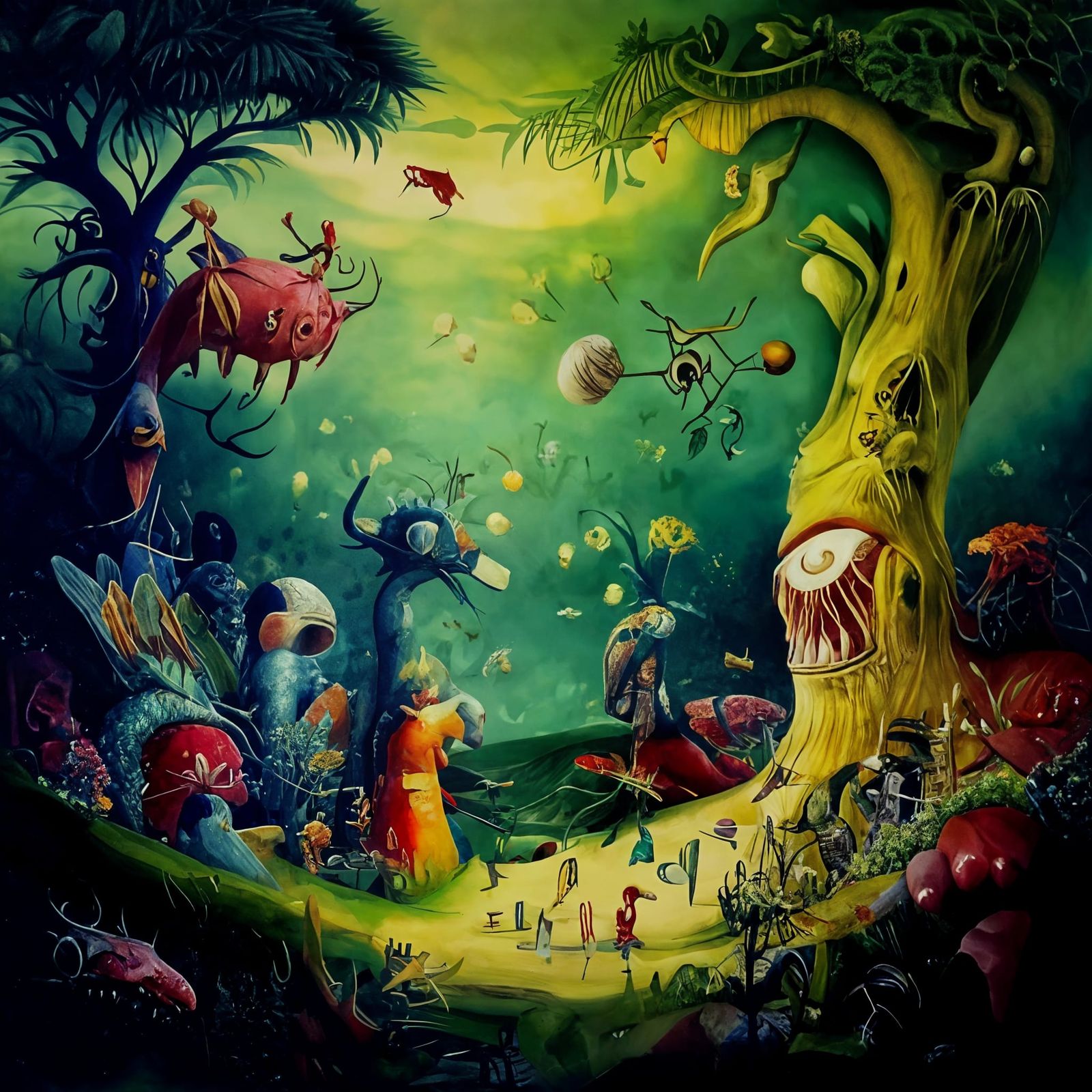 Weird flora and fauna