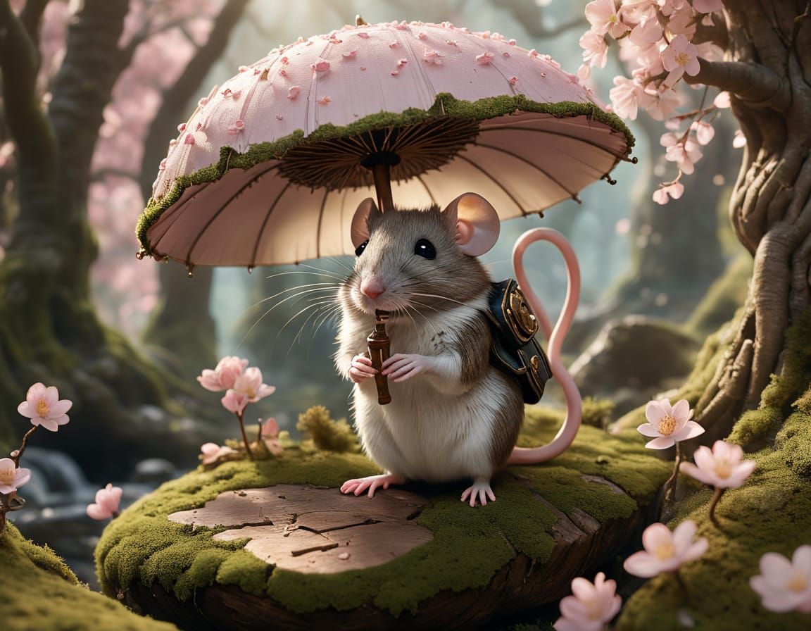 Miniature Whimsy in a Tree-Stump World