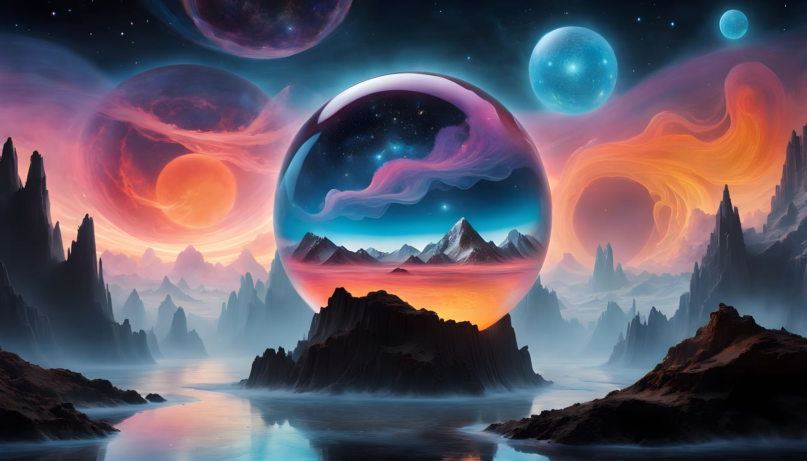 Cosmic Vortex Unfolds Inside a Celestial Crystal