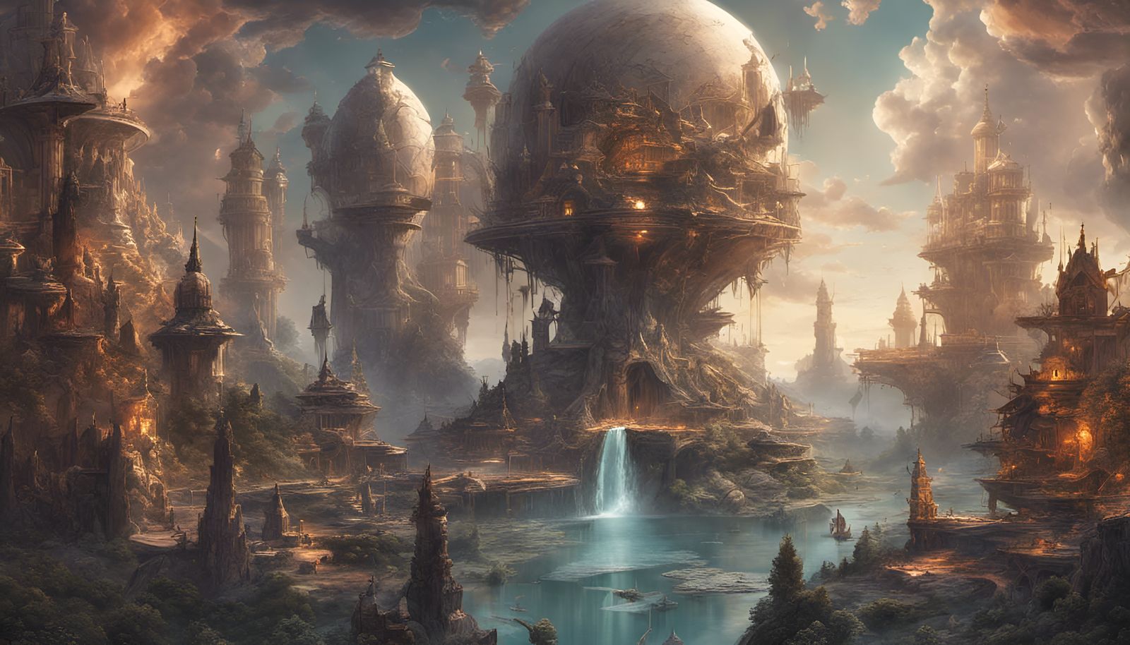 THE STRANGE WORLD, ULTRA-DETAIL, IN HIGH-RESOLUTION,  FANTAS...