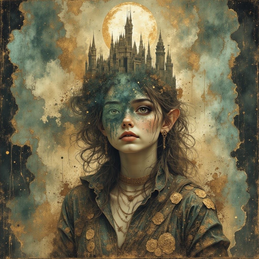 Majestic Castle Beyond the Goblin City