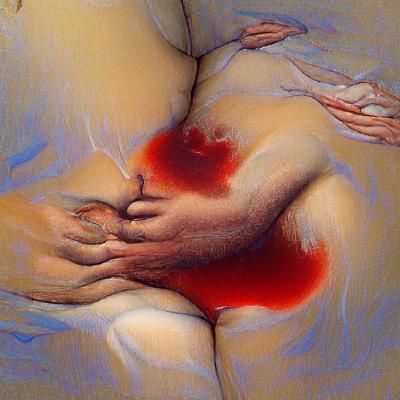 Renaissance Painting of a Dramatic Scene