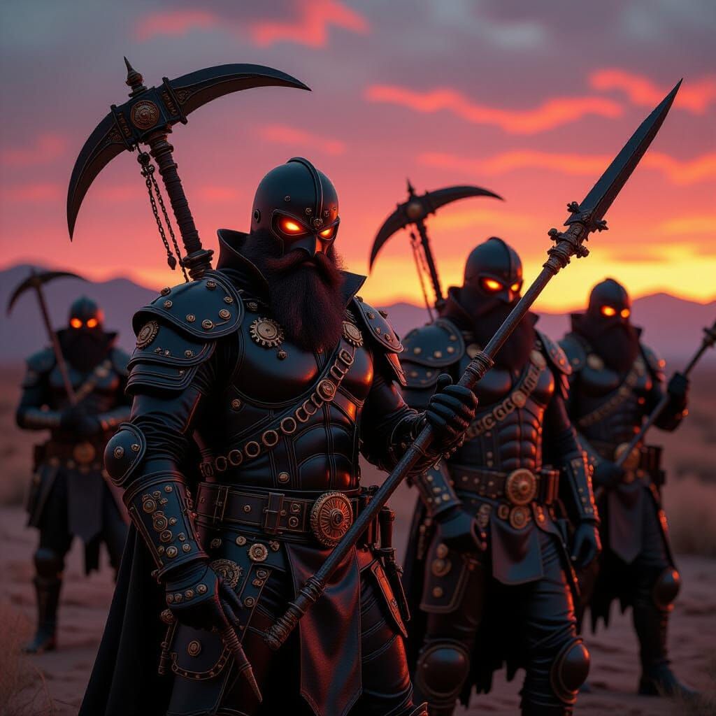 Steampunk Bounty Hunter Devils in Avernus