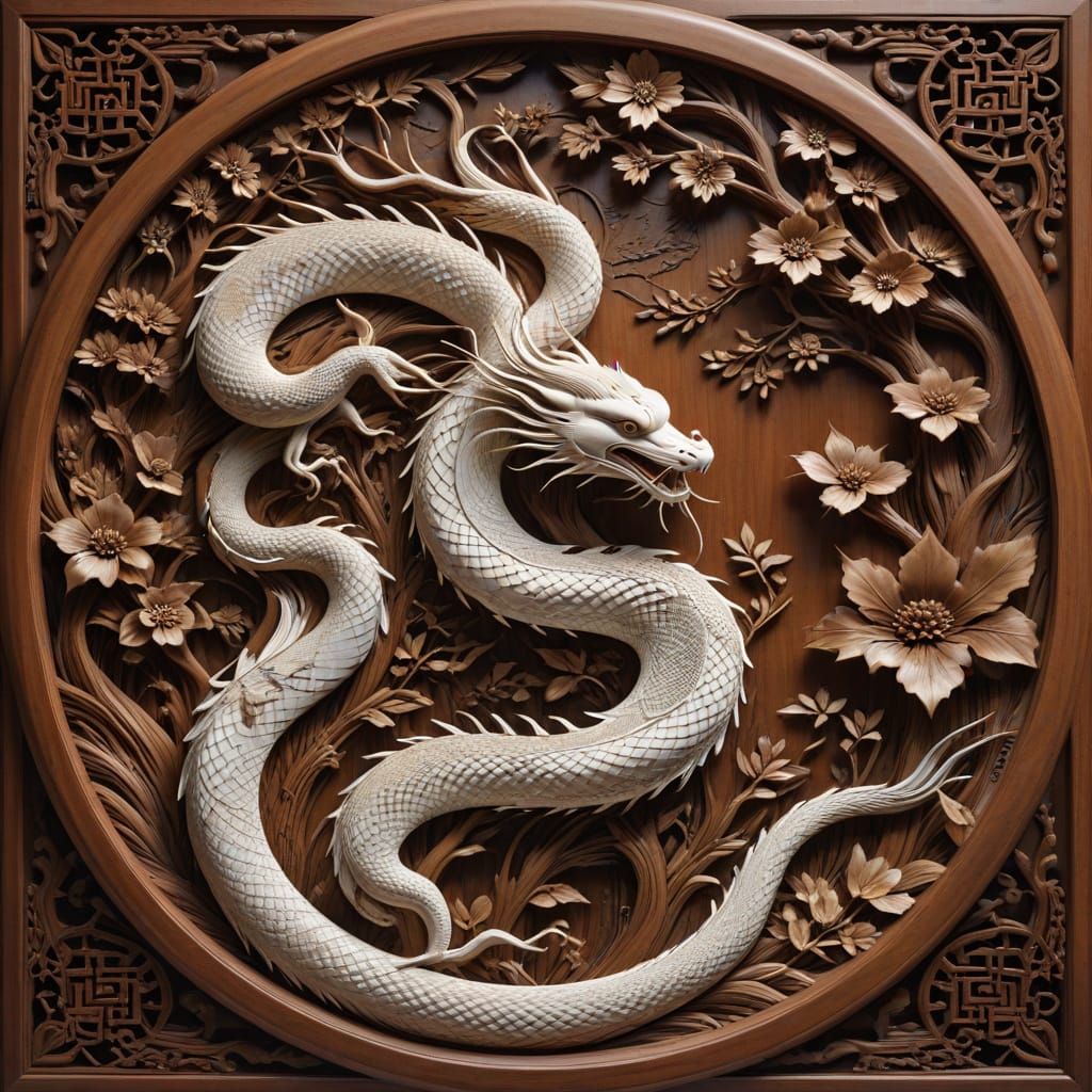 Dongyang Art Bas-Relief of Lady White Snake in Leifeng Tower