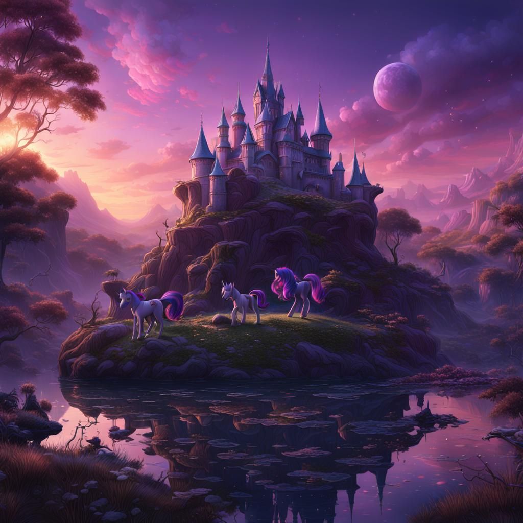 Twilight Sparkle: Detailed Matte Painting in 8K