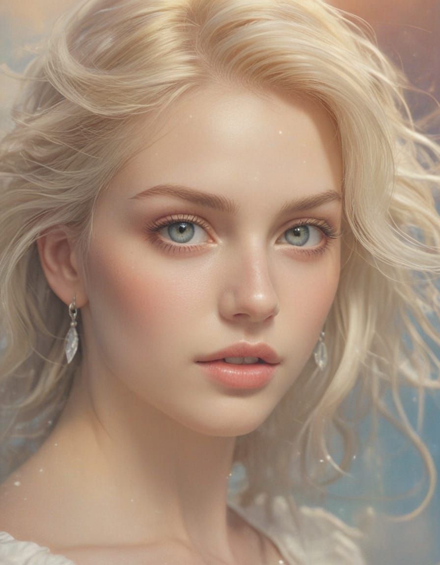 Ethereal Fantasy Scene in Soft Focus