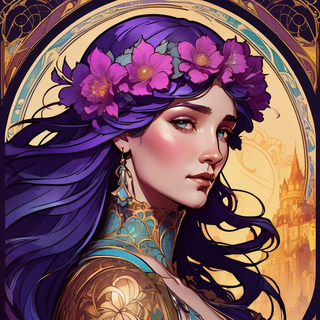 Hyperrealistic Dark Fantasy Portrait of Brakence with Intric...