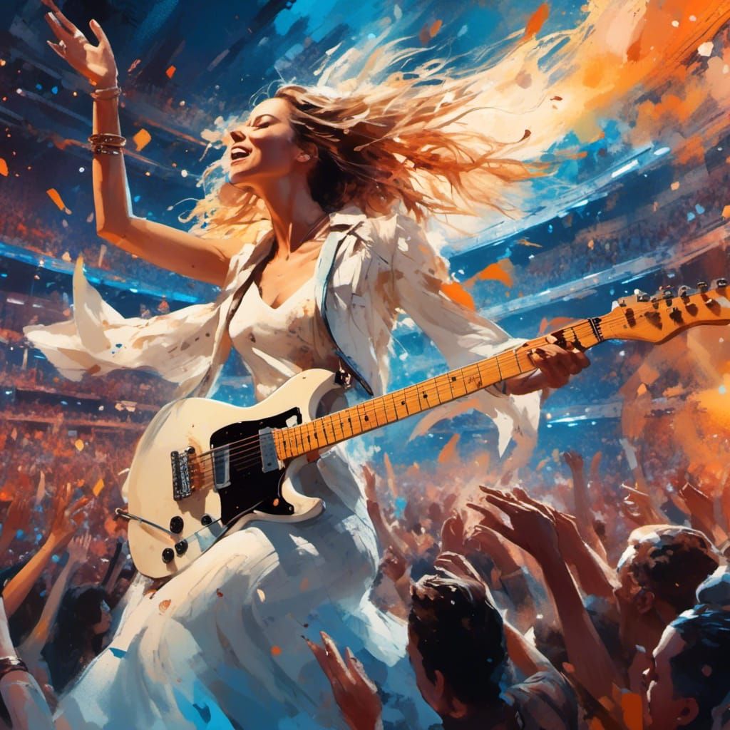 Surely she said something uplifting