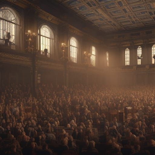 Dramatic Digital Painting of Brexit