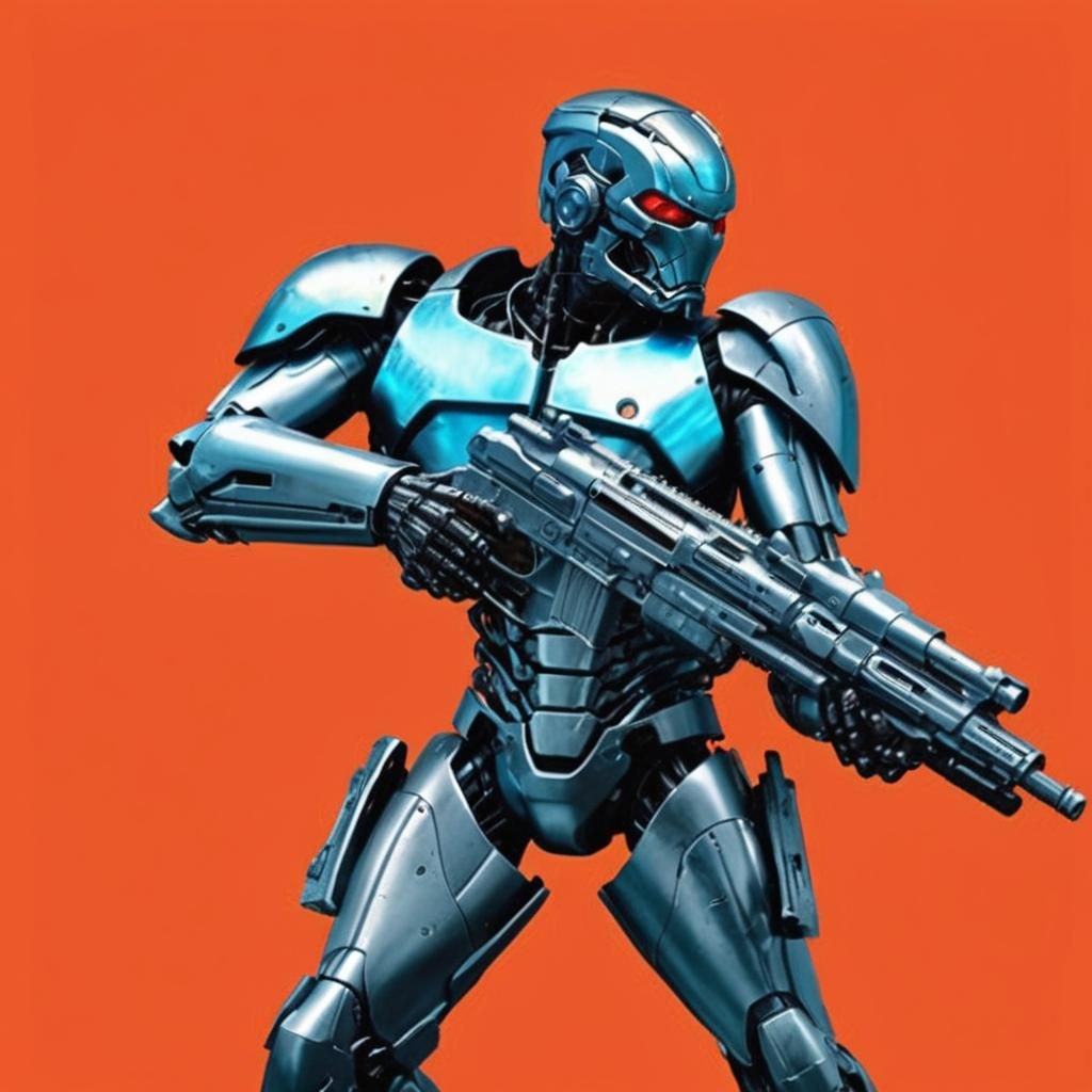 Cyberpunk War Machine: Terminator-Inspired Future War