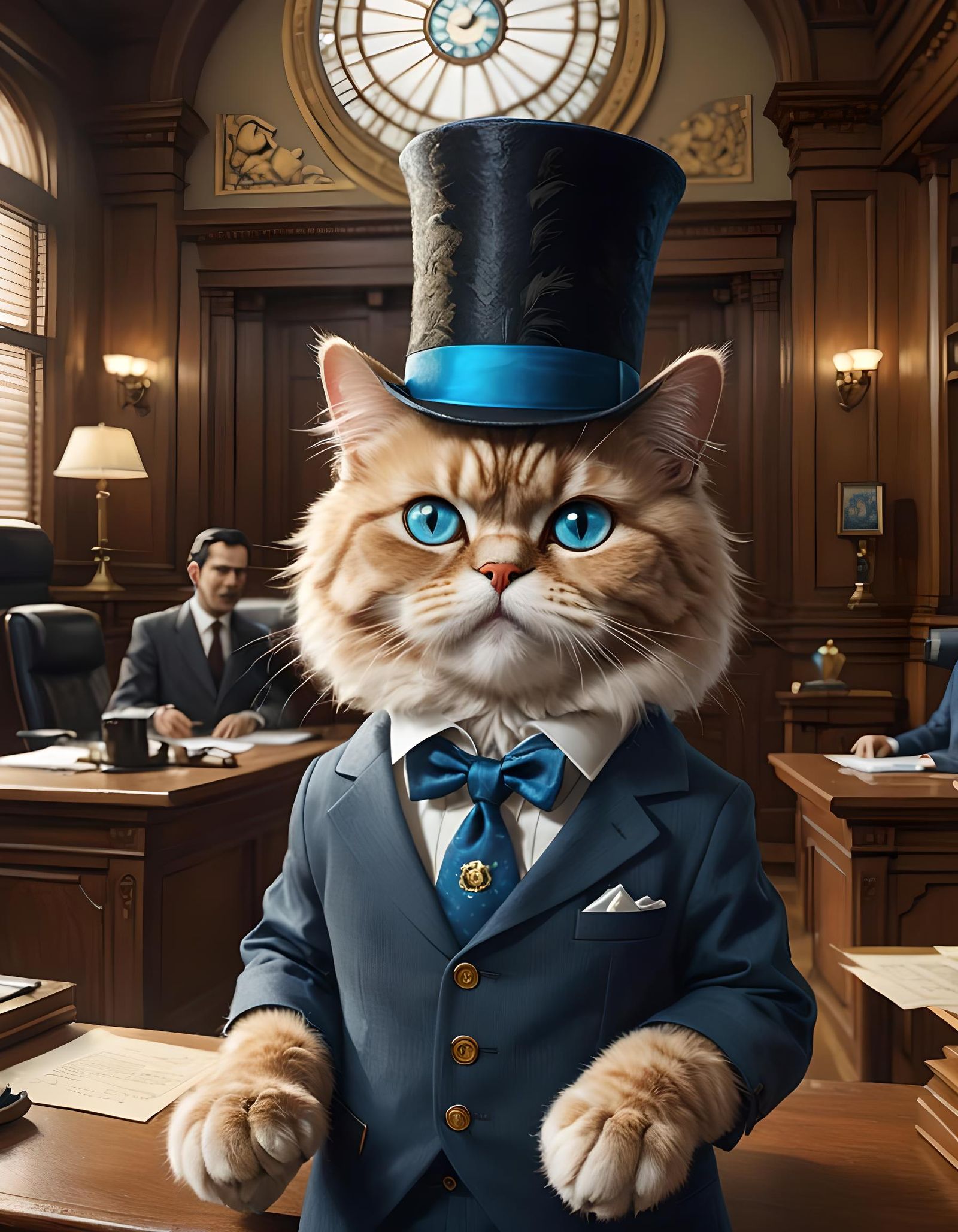 Lawyer Cat on Duty