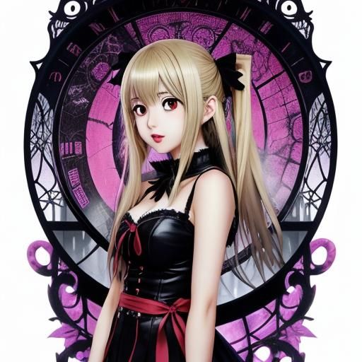 Misa Amane Anime Key Visual Portrait