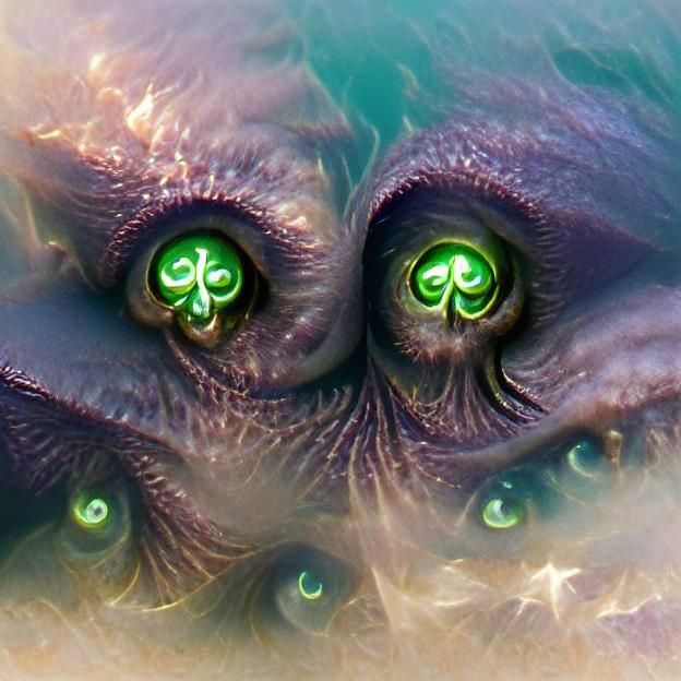 Menacing Eye of an Eldritch Being