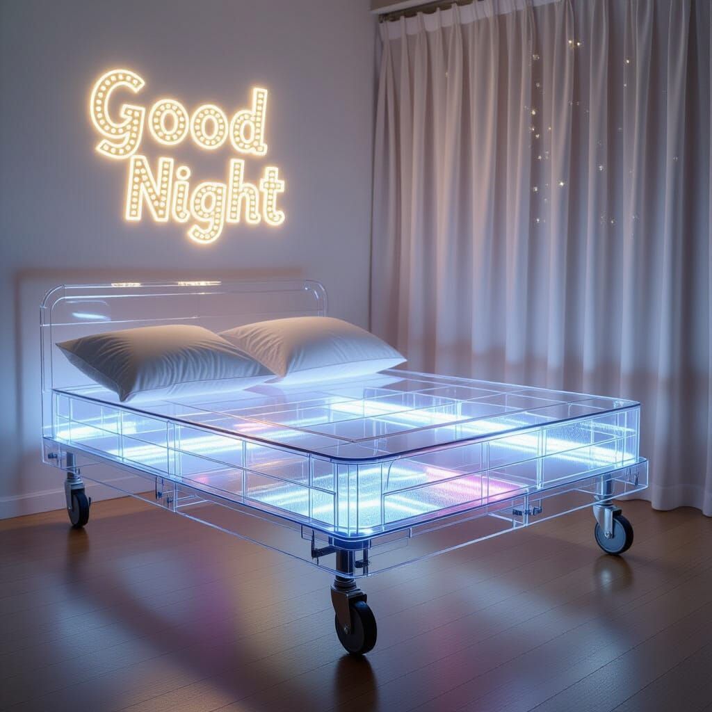 Good Night transparent bed