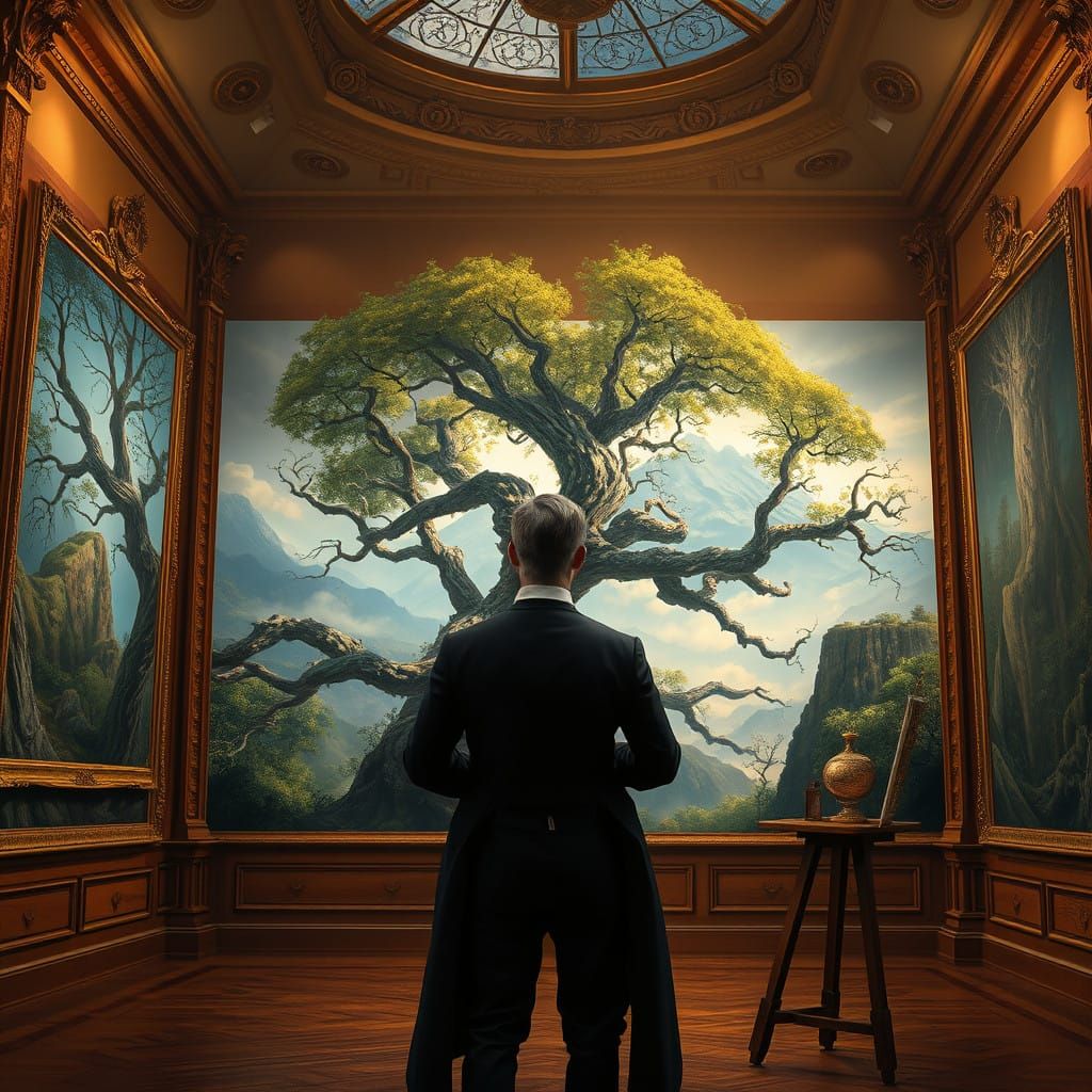 Master Painter Envisions Breathtaking, Otherworldly Landscap...