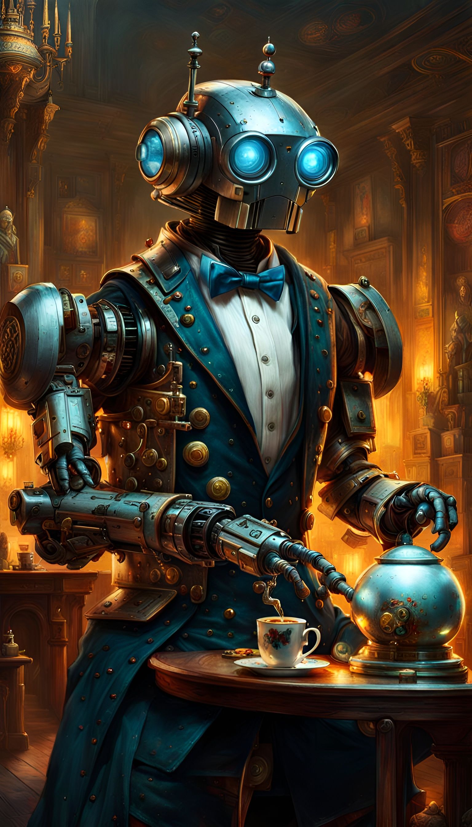 "Put on a tux, master said, easier said than done!" ...