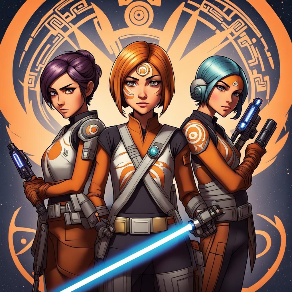 Star Wars Rebels Celtic Knotwork Anime Art