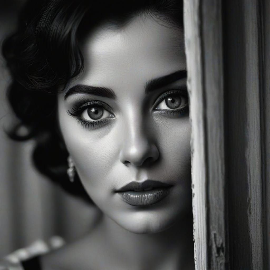 Elizabeth Taylor / Taylor Swift Morph Portrait