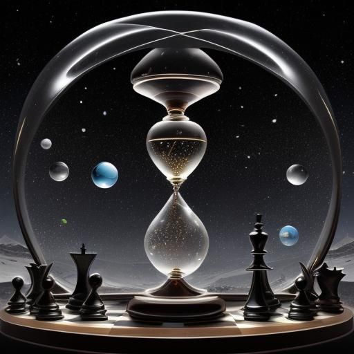 Hourglass Time Control on Alien Chessboard