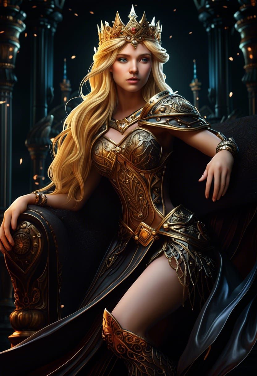Dark Fantasy Princess Concept Art Masterpiece