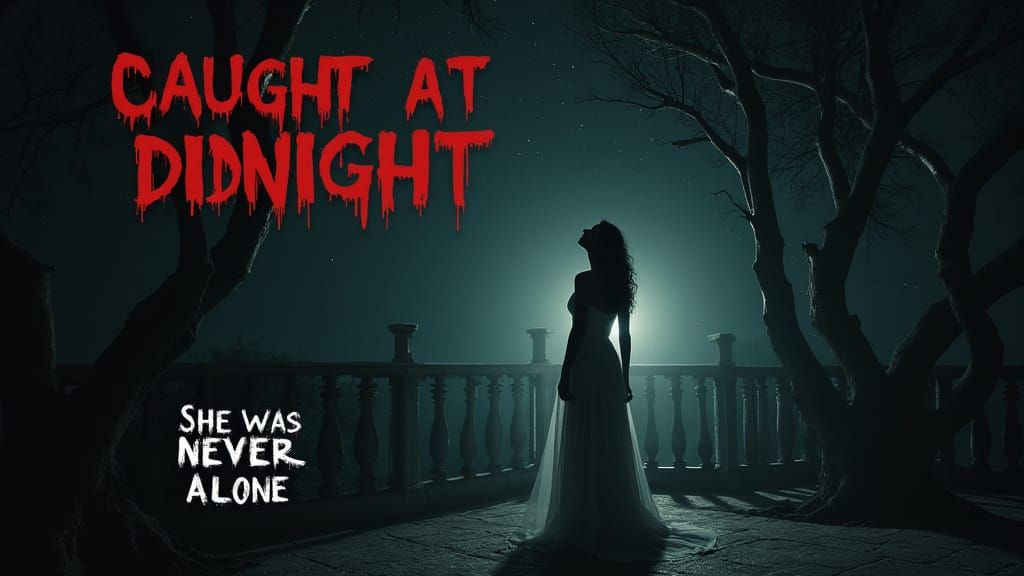 Woman Caught on Hidden Camera at Midnight, Gazing at Starry ...