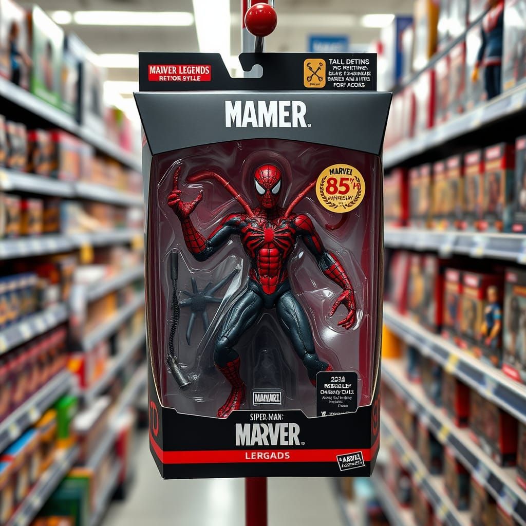 Spider-Carnage Retro Marvel Legends Action Figure