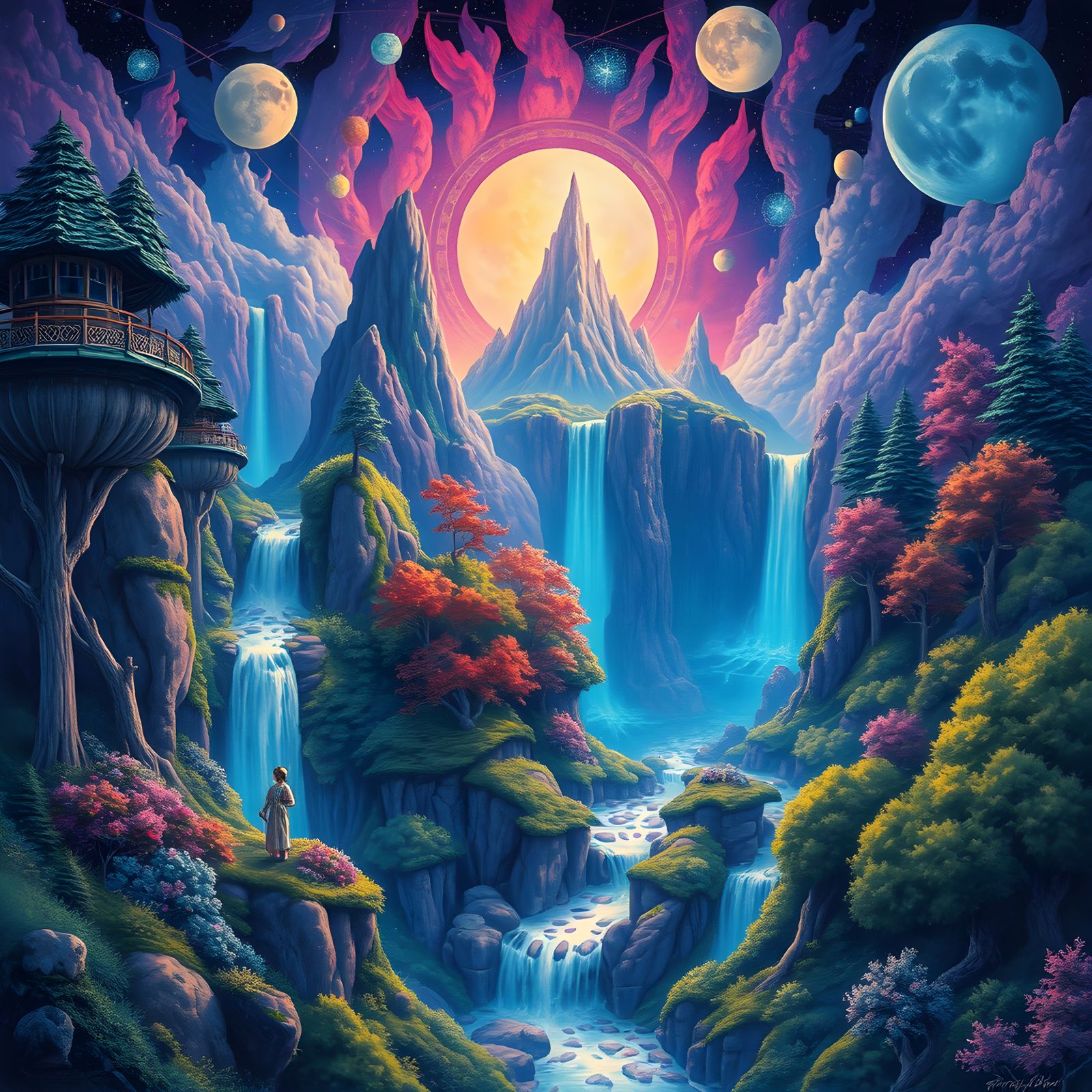 Fantastical Image Generated by AI