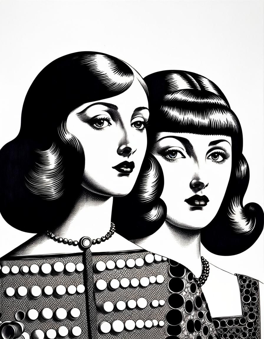 Fornasetti Style Decorative Surrealism