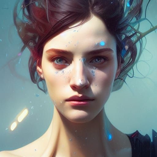 Intricate Portrait of a Perceptive Man, Trending Art