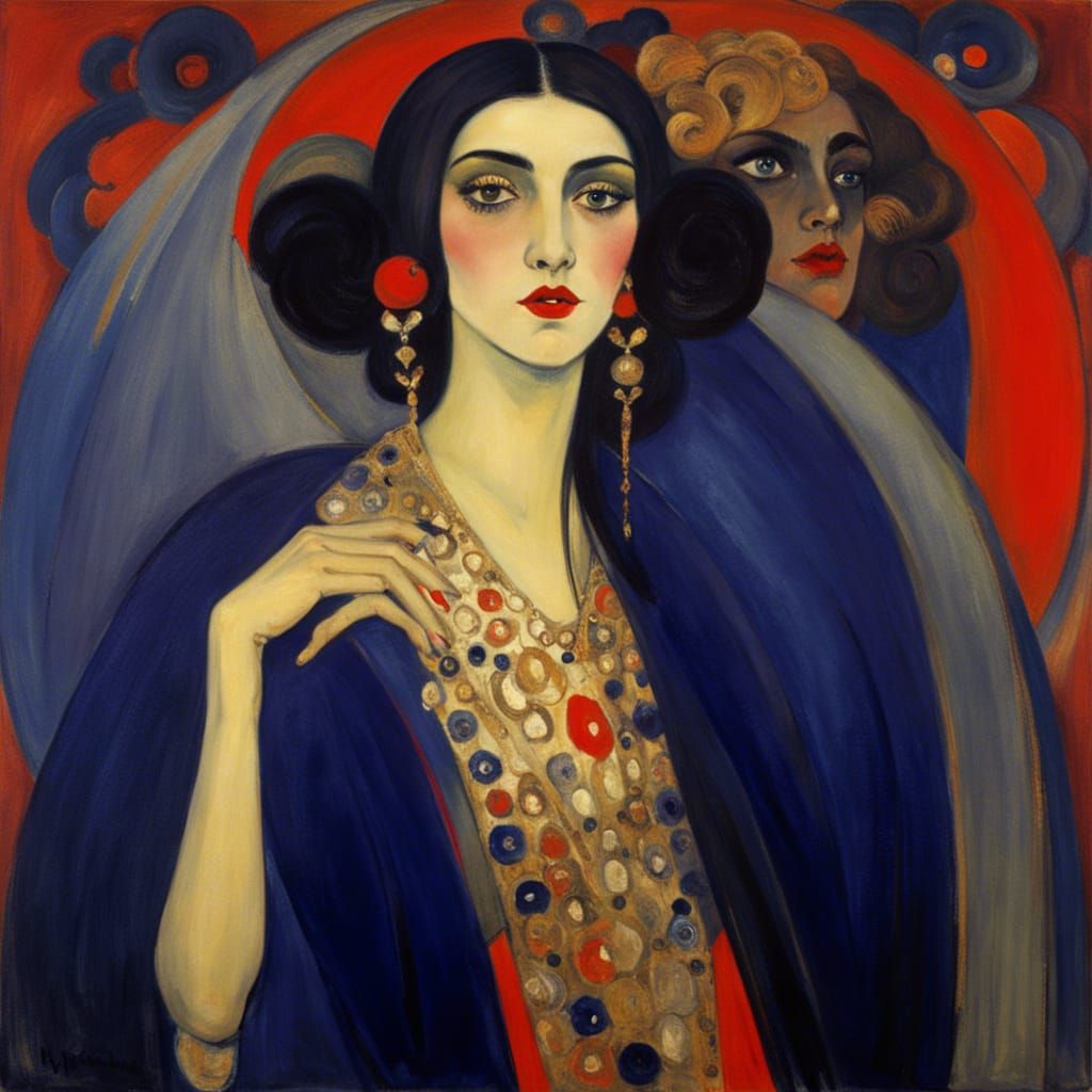 Elegant Vampires of Ancient Times: Portrait