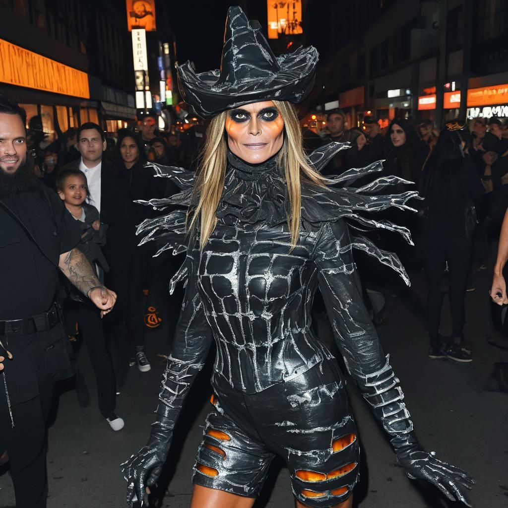 Heidi Klum's Halloween Costume Creation