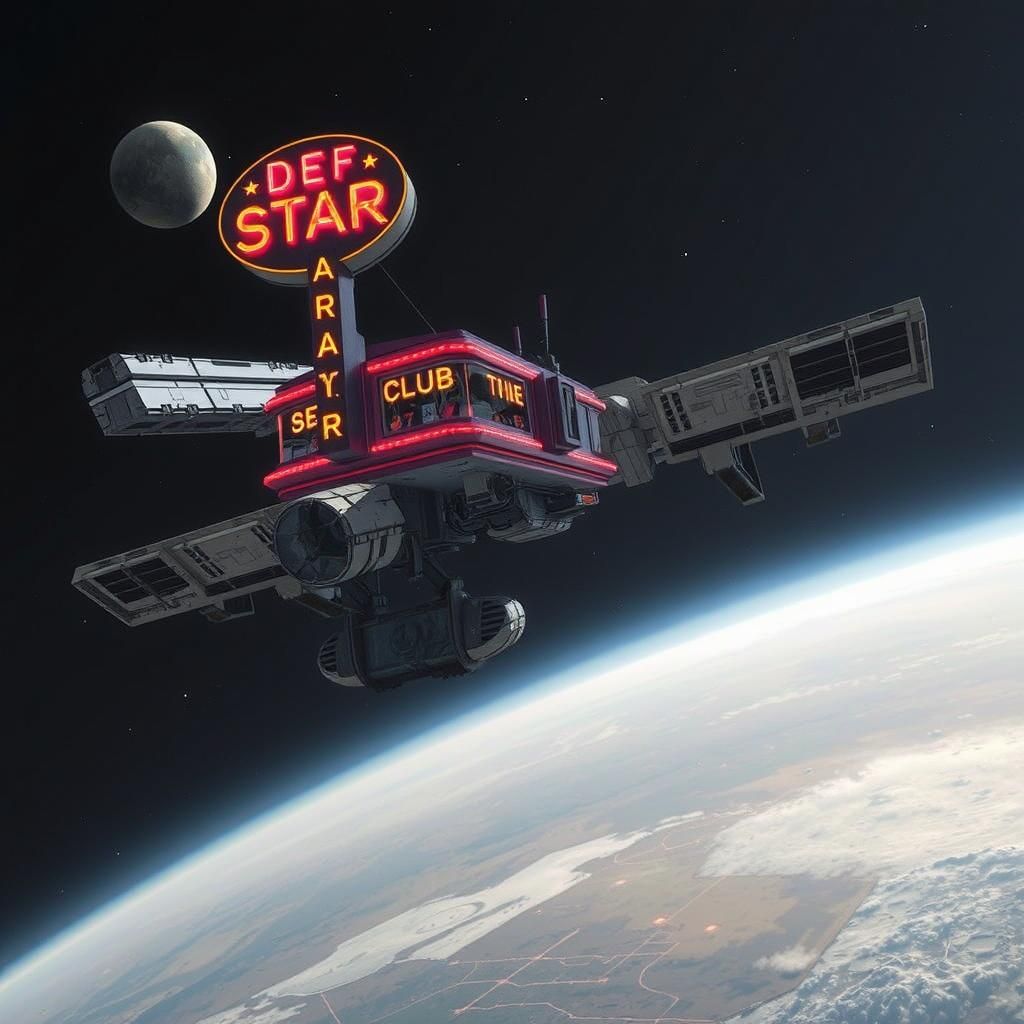 Interstellar Comedy Club: DEF STAR Space Station
