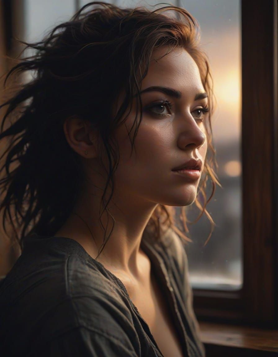 Urban Fantasy Woman Portrait