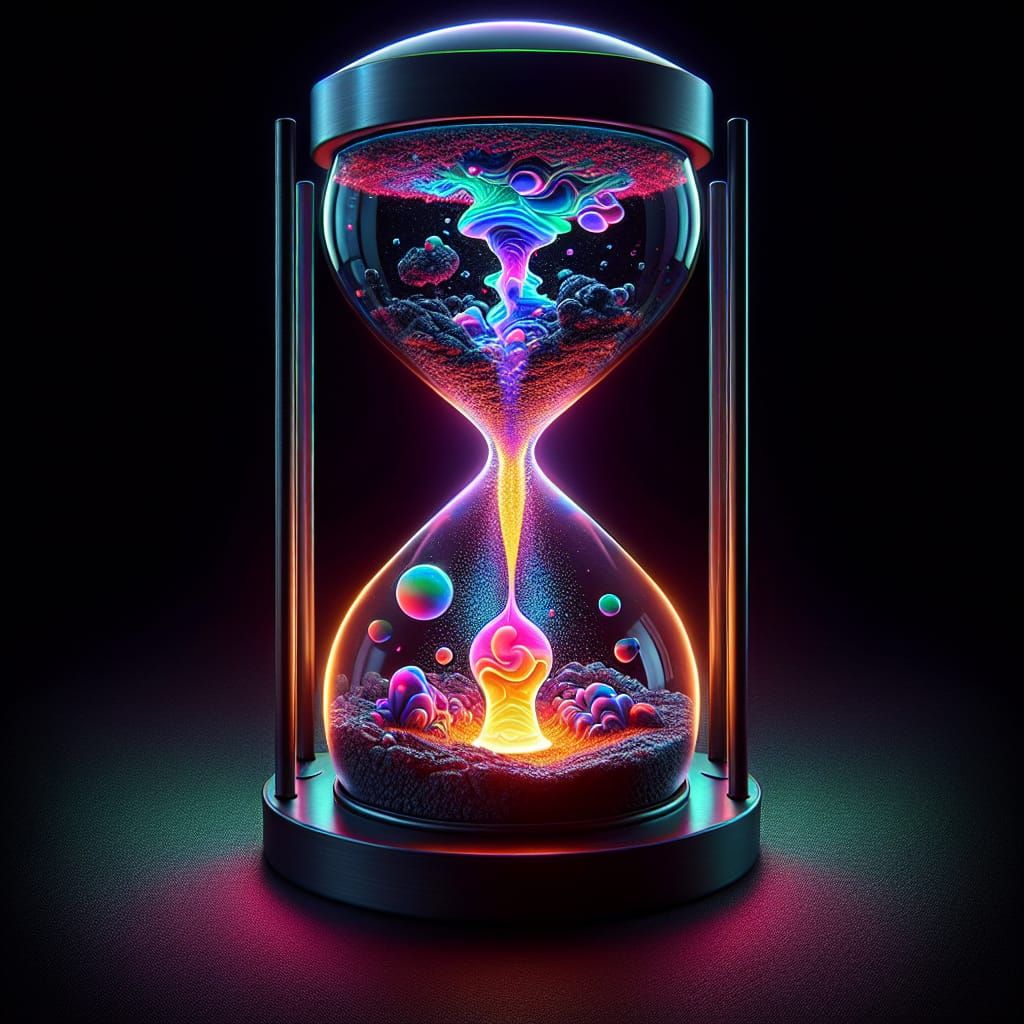 Lava Lamp Hourglass