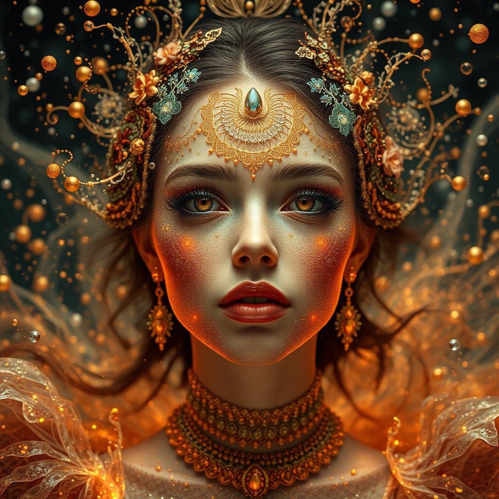 Dynamic Art with Rich Colors and Intricate Detail