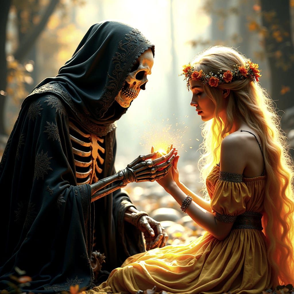 Death Proposes to Life: A Dramatic Digital Rendering