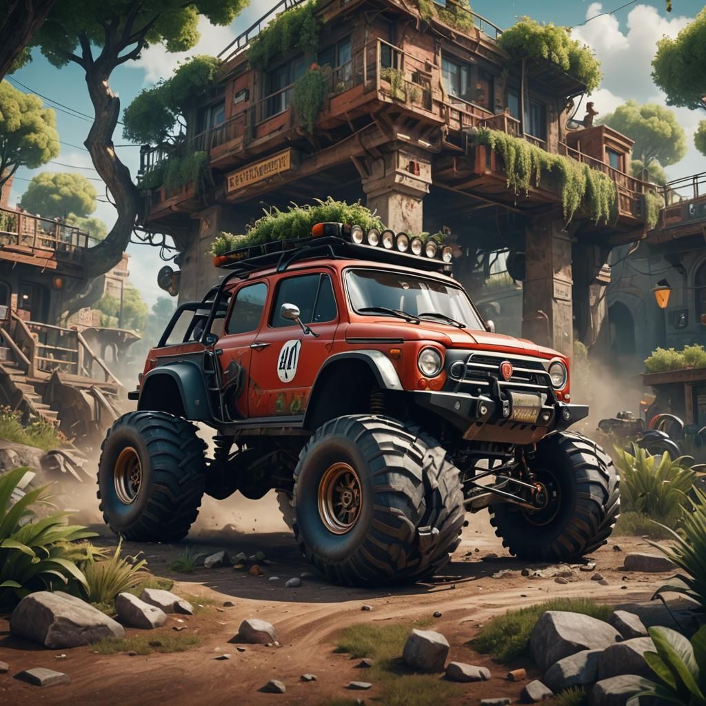 Off-Road Fiat: Lifted Suspension and Bush Bar
