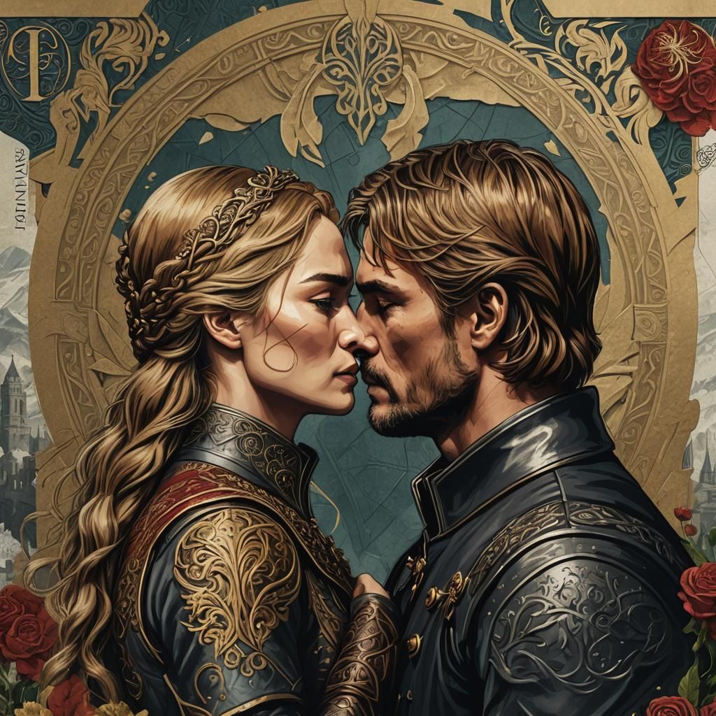 Cersei and Jaime Lannister Art Banknote