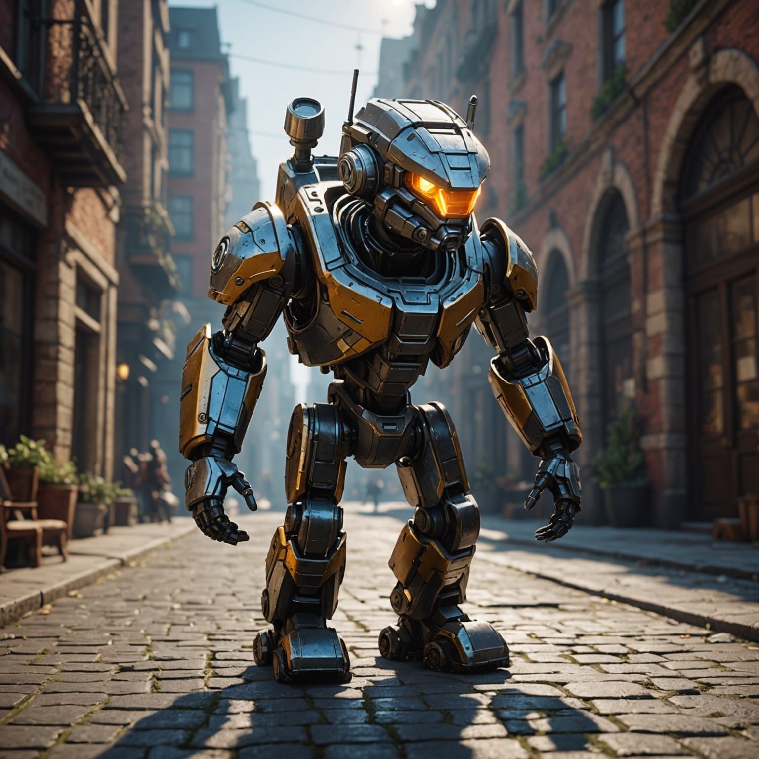 Hugo23 Prepares Microphone: 3D Game Cinematic