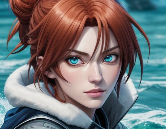 Three Trolls Swinging in Morning Light: Anime Style