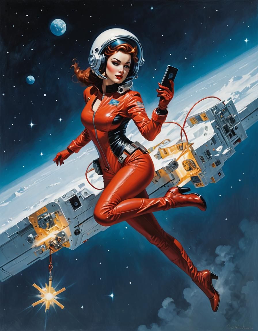 Cosmonaut Glamour: Romantic Academia Meets Cyberpunk