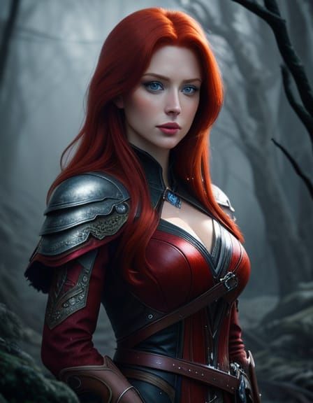 Stunning Redhead Portrait in Natural Lighting