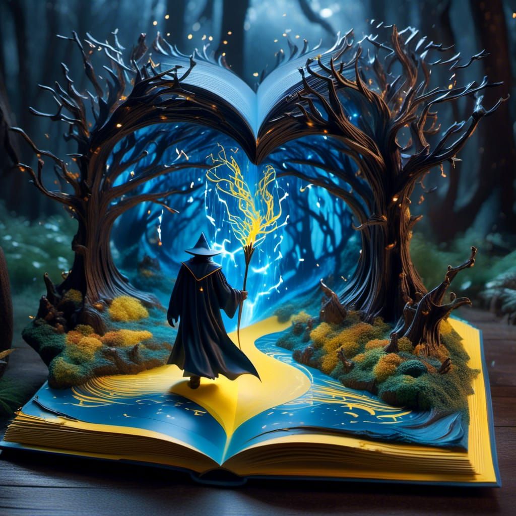 Dark magic story book!