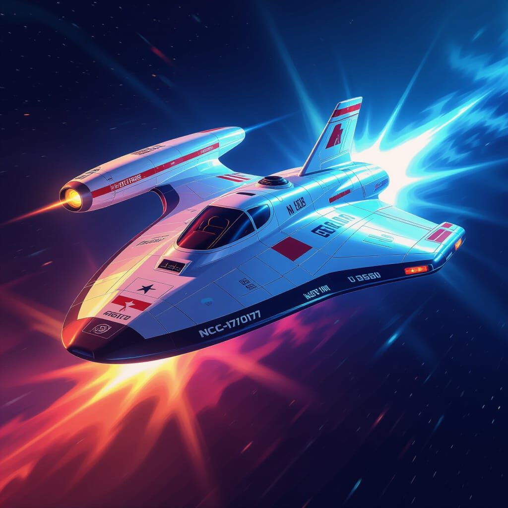 Star Trek Shuttlecraft Galileo, Registry NCC-1701/7, Hyperre...